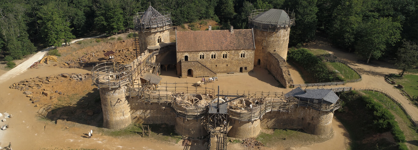 Guédelon, chantier de construction médiévale