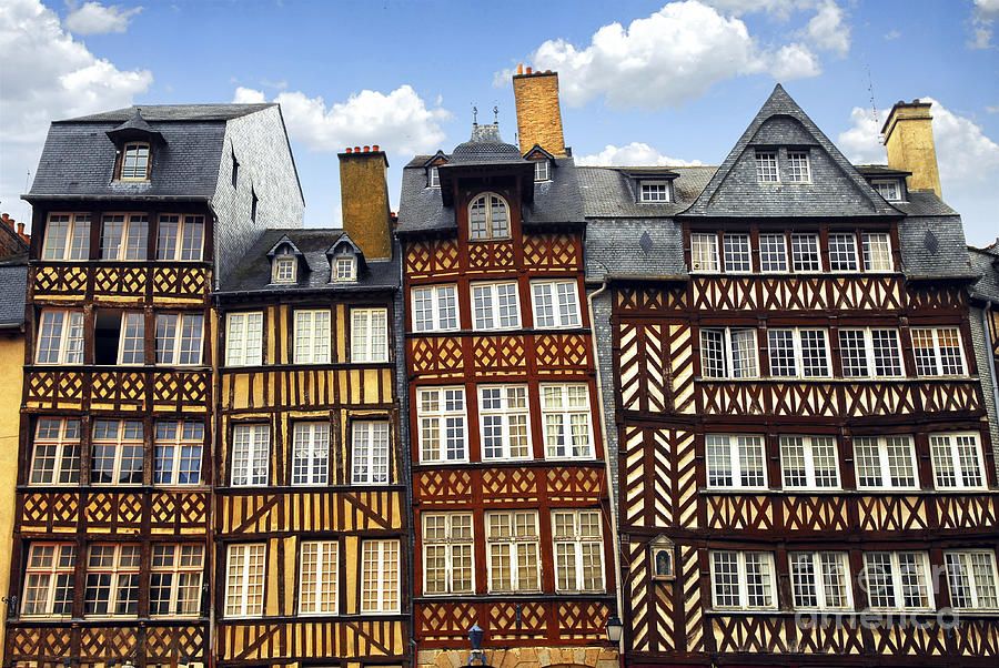 Façades à colombages de Rennes