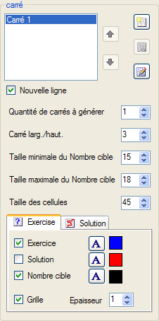 réglages