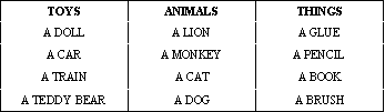 grille de mots