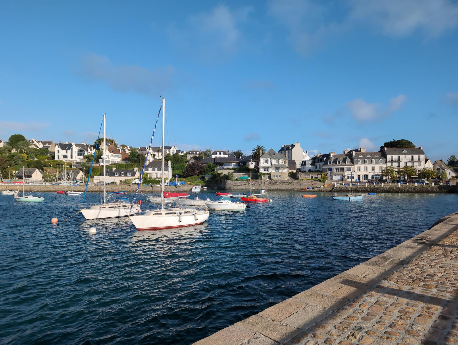 Le port de Locquirec à marée haute