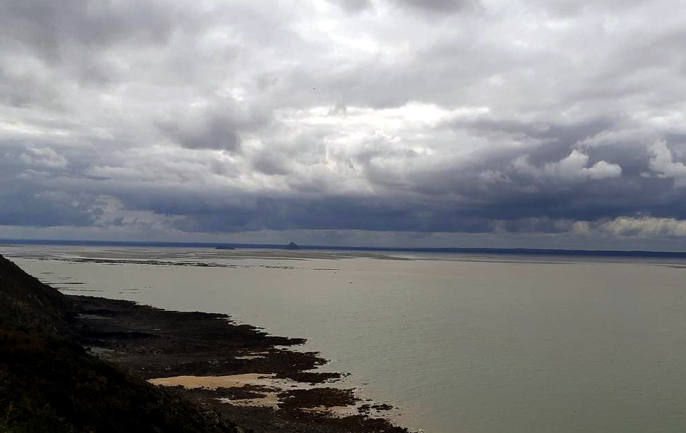 La baie du Mont Saint-Michel vue depuis la cabane Vauban