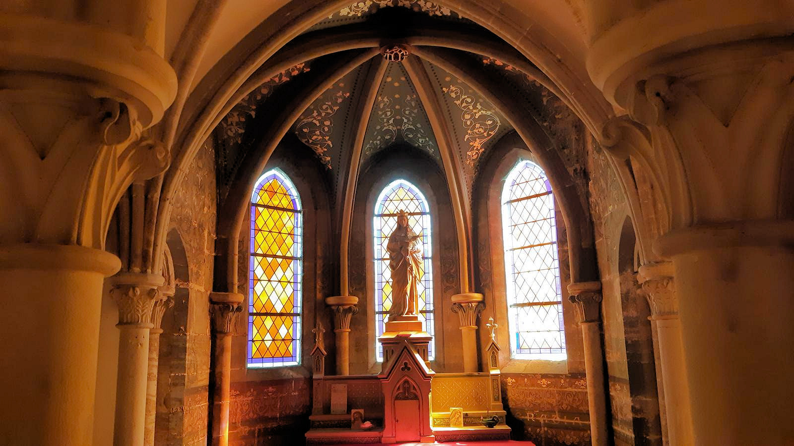 Abside remarquable de l'église