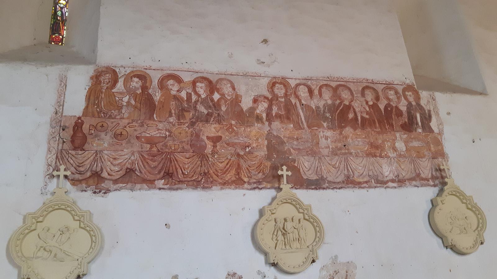 fresque église de Savigny